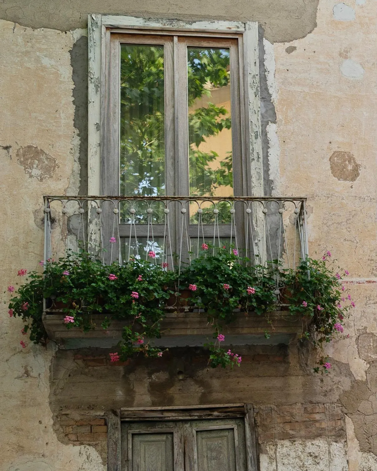 Una finestra del borgo di Aterrana